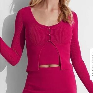 Express Cardigan and Cami Set (M) NWT